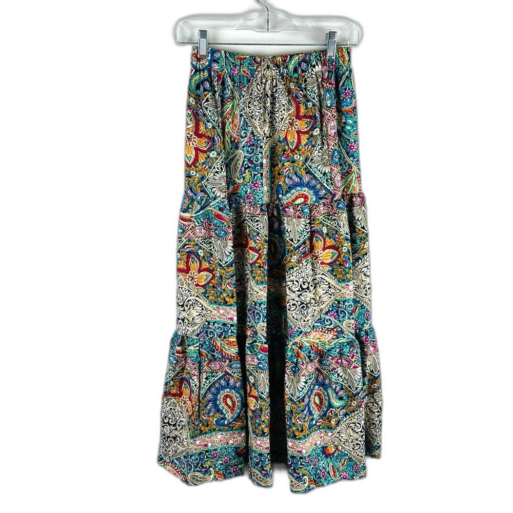 SHEIN Multicolor Paisley Maxi Skirt - Picture 4 of 10